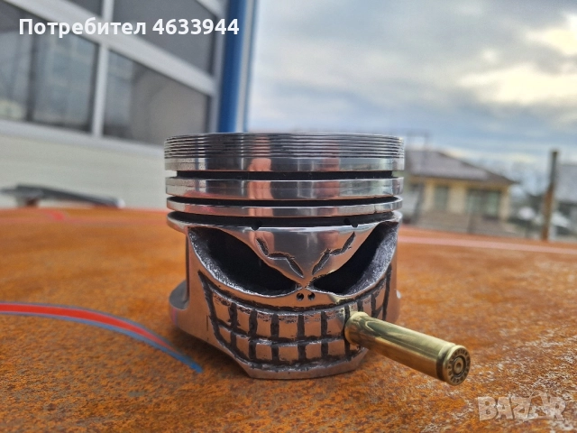 Ръчноизработени пепелници от автомобилни/тирови бутала, снимка 12 - Части - 52555744