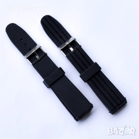 НОВА ЛУКСОЗНА СИЛИКОНОВА КАИШКА ЗА ЧАСОВНИК.СИЛИКОНОВИ КАИШКИ ЗА ЧАСОВНИЦИ ЯРКИ SILIKONOWA KAISHKA, снимка 10 - Каишки за часовници - 51611912