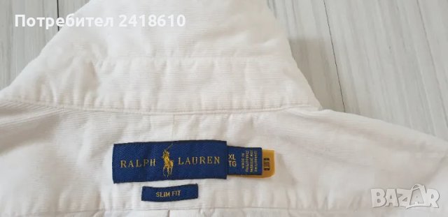 POLO Ralph Lauren Slim Fit Cotton Mens Size XL ОРИГИНАЛ! НОВО! Мъжка Риза!, снимка 14 - Ризи - 48895779