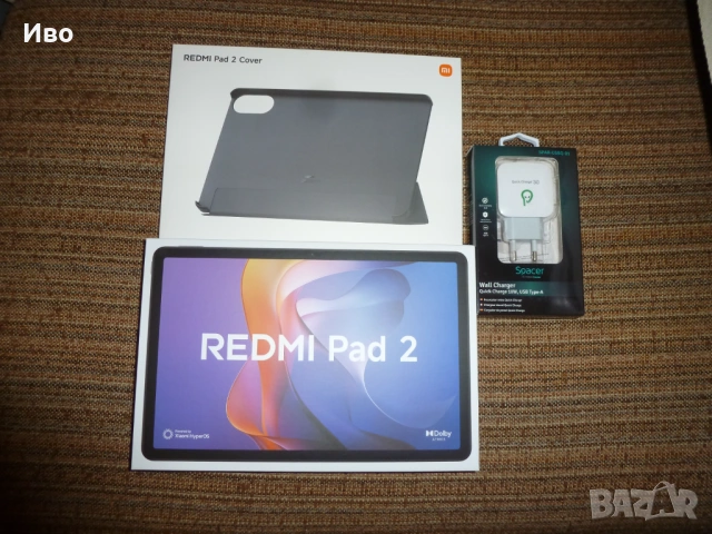 Нов 11" таблет Xiaomi Redmi Pad 2, с Активен калъф, протектор, зарядно , снимка 2 - Таблети - 53063280