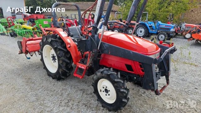 Японски трактор Yanmar AF30 с челен товарач и фреза, 4x4, 30 кс., АграБГ Джолев, снимка 9 - Селскостопанска техника - 47339215