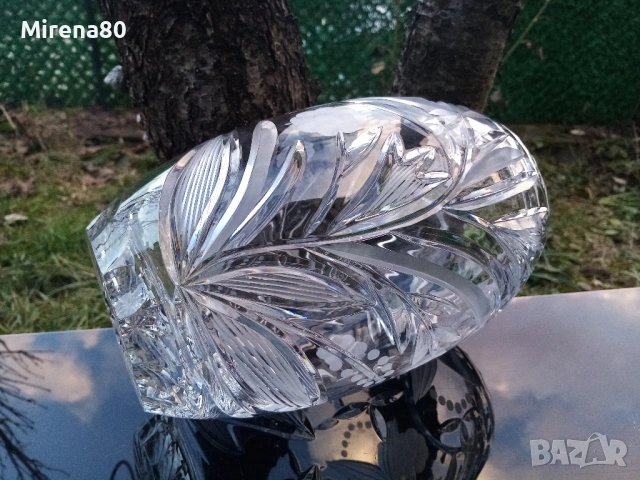 Българска кристална ваза - нова !, снимка 5 - Вази - 53649714