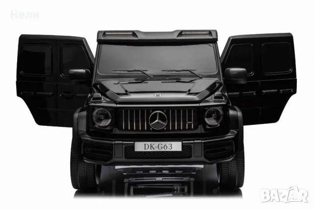 Двуместна джип G63 4X4 24V батерия,MP3, с меки гуми с Кожена седалка, снимка 9 - Детски велосипеди, триколки и коли - 46818847