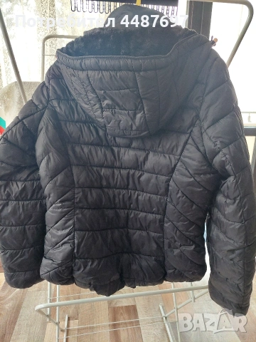 Дамско зимно яке с качулка, снимка 3 - Якета - 54014136