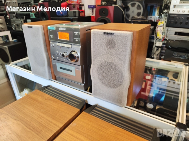 Аудиосистема SONY CMT-EP505 с две тонколони. Радио и диск работят без проблем, касетата свири много , снимка 10 - Аудиосистеми - 48443757