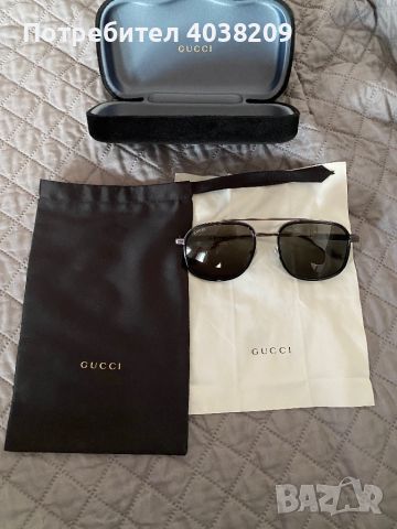 Мъжки слънчеви очила Gucci, снимка 2 - Слънчеви и диоптрични очила - 45718496