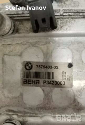 Оригинален Интеркулер BMW  5, 6, 7, X5, X6 BEHR P3423003 7575403-02, снимка 2 - Части - 46621946