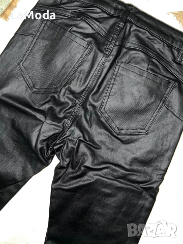 Дамски кожени дънки, снимка 3 - Дънки - 52430908