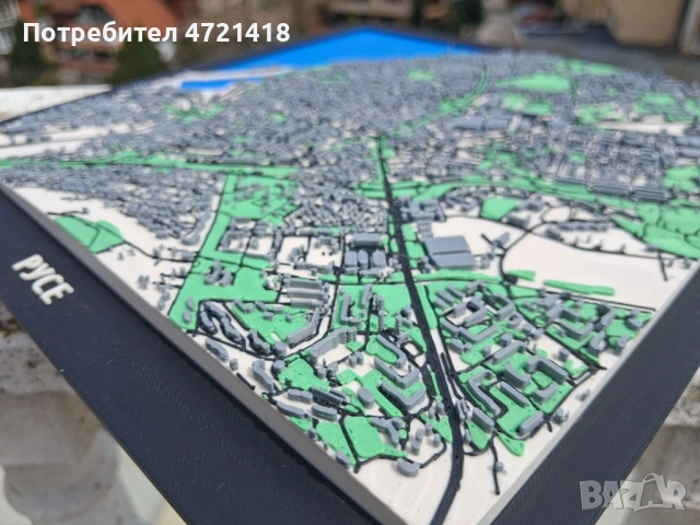 Русе на длан! Аристократизъм и релеф в 3D декоративен макет, снимка 5 - Декорация за дома - 54147872