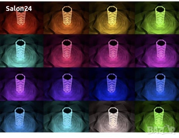 LED кристална настолна лампа, снимка 7 - Лед осветление - 52286773