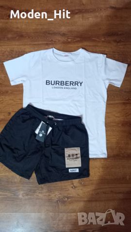 Комплект Тениска и Шорти Burberry, снимка 2 - Тениски - 46259198