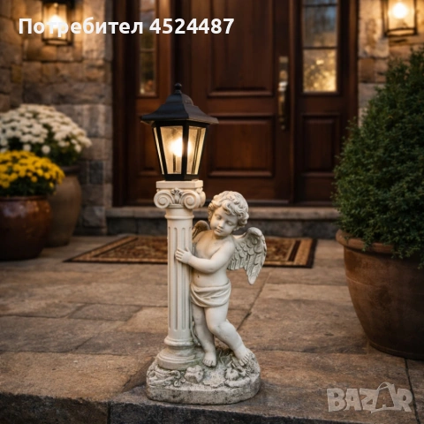 Соларна лампа ангел - елегантна декорация за всеки двор, снимка 2 - Соларни лампи - 53732314