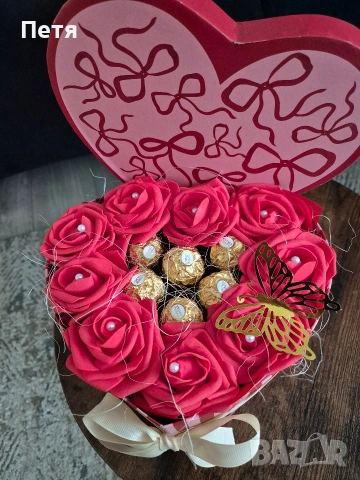 Подаръчни кутии и букети за 8 март или рожден ден, снимка 13 - Други - 53266654