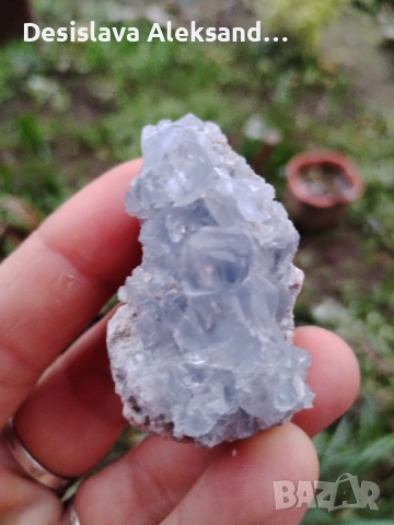 Целестин от Мадагаскар , снимка 2 - Колекции - 53471288