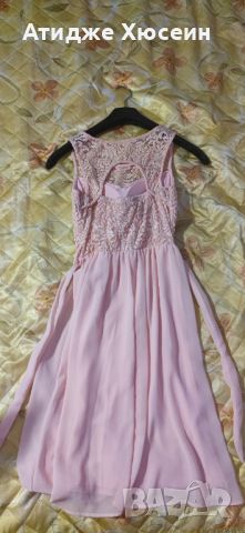Розова рокля, снимка 1 - Рокли - 45781700