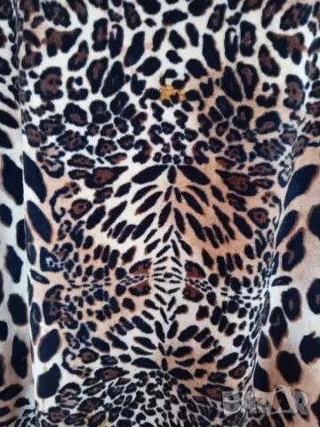 Рокля с ресни леопардов принт, снимка 5 - Рокли - 50427361