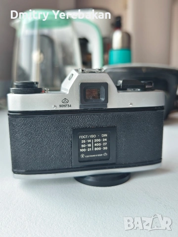 Vintage фотоапарат Kiev-19 + Helios-81H 50mm f/2, снимка 2 - Антикварни и старинни предмети - 53853746