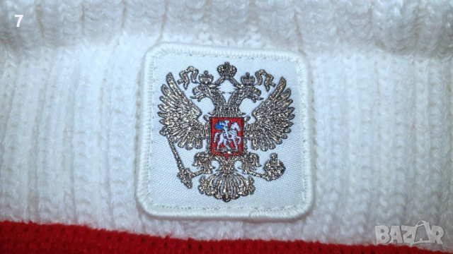 Чисто нова зимна шапка Russia плетена , снимка 3 - Шапки - 53929817