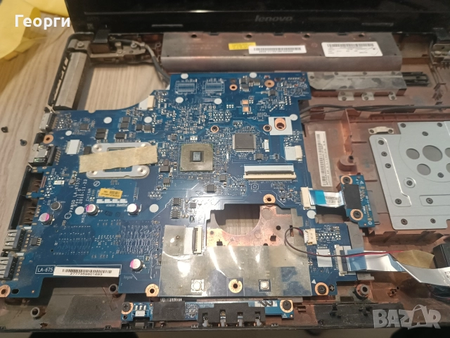 лаптоп Леново G575, снимка 6 - Части за лаптопи - 52955204