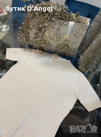 AVIN Блуза Ivory Glitter Maison Avin, снимка 2 - Блузи с дълъг ръкав и пуловери - 53444479