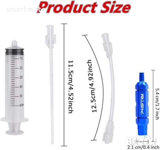 Инструмент за инжектиране на течност за велосипедни гуми, снимка 2 - Части - 46130865