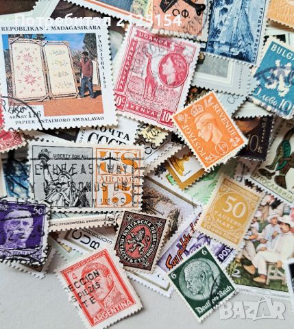 Лот от различни пощенски марки над 200 бр.,от 19 - 20 век, снимка 4 - Филателия - 42199747