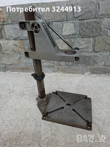 Немска стойка за бормашина WOLFCRAFT , снимка 5 - Бормашини - 49686436