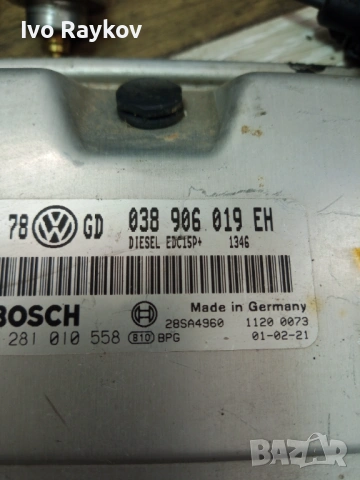 ECU , компютър VW VOLKSWAGEN PASSAT 1.9 TDI, 038906019EH, BOSCH 0281010558, снимка 3 - Части - 54000840