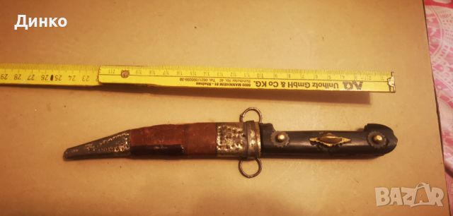 Стар турски нож,кама., снимка 2 - Антикварни и старинни предмети - 45779032