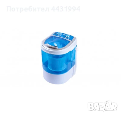 Мини пералня Lamarque LWM 20035B с центрофуга, снимка 1