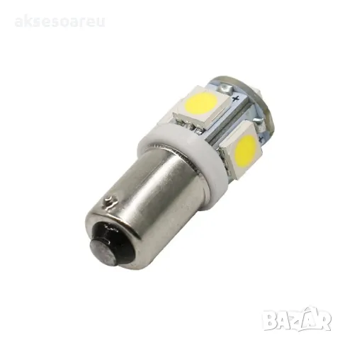 Габаритни диодни крушки /габарити/ Ba9s 24v с 5 Smd Led ксеноново бели диода 24 волта за камион, снимка 18 - Аксесоари и консумативи - 7176884