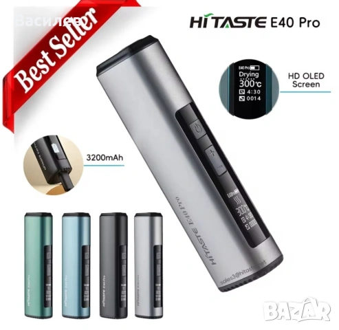 Нов Hitaste E40 Pro, съвместим с капсули Terea, снимка 6 - Електронни цигари - 53742820