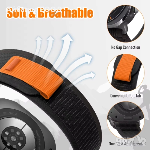 Текстилни каишки Trail Loop за Samsung Galaxy Watch Ultra 47mm, снимка 11 - Смарт гривни - 52090549