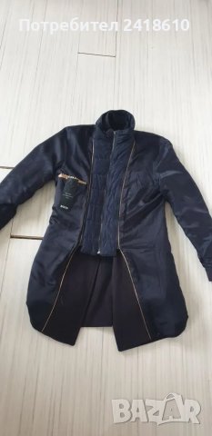 Hugo Boss H - Hyde- Bib -224 Wool Coat Mens Size 48 / M  ОРИГИНАЛНО Мъжко Вълнено Палто!, снимка 15 - Палта - 48346217