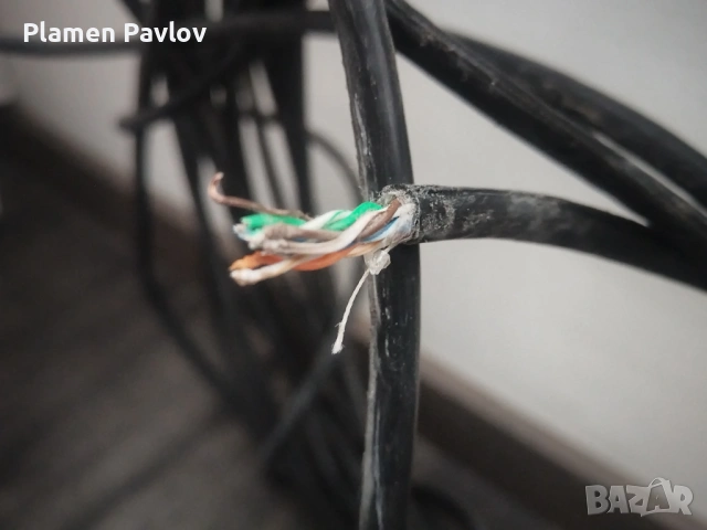 LAN (мрежови) кабел FTP CAT5E CU 