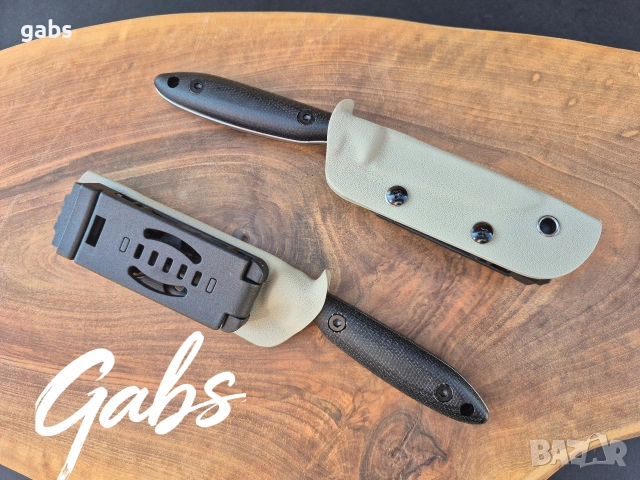 Фиксиран нож ESEE ROWEN,фултанг DC53 с тактическа кания Kydex,два модела, снимка 12 - Ножове - 53769281