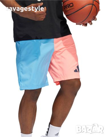 Мъжки къси панталони ADIDAS Performance Basketball Shorts Multicolor, снимка 3 - Къси панталони - 46466790