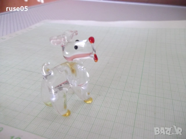 Фигура "Куче" стъклено, снимка 9 - Колекции - 53879513