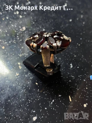 Сребърен пръстен/Липсва един камък,и е скъсан, снимка 2 - Пръстени - 50660669