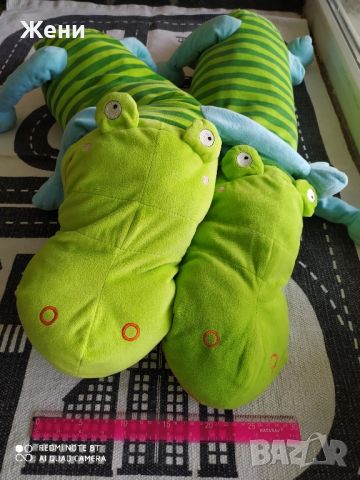 Плюшен крокодил IKEA, снимка 3 - Плюшени играчки - 45294437