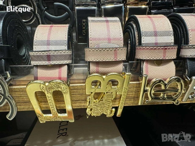 колани от естествена кожа в кутия Burberry 