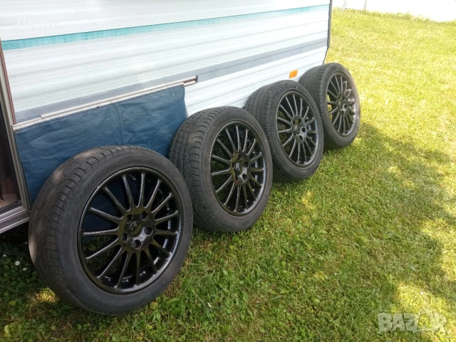 Алуминиеви джанти 5 x 114.3  17 цола .С летни спиртни гуми, снимка 10 - Гуми и джанти - 50739669