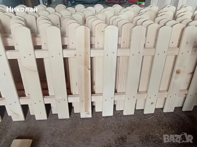 Дървена ограда за детска площадка детски кът дървена декоративна ограда оградка за деца, снимка 7 - Други - 49831594