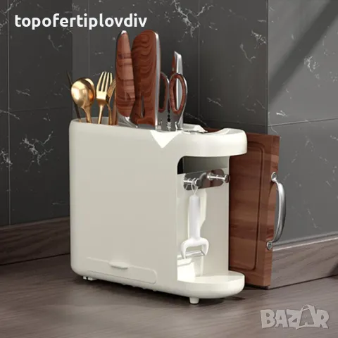 Поставка и точило за нож NCONCO Multifunctional Knife Holder, Knife Sharpener, снимка 4 - Ножове - 50106756