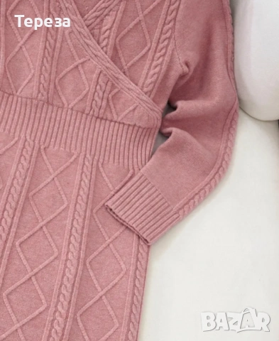 🆕️ Плетена рокля /L-XL , снимка 3 - Рокли - 54176291