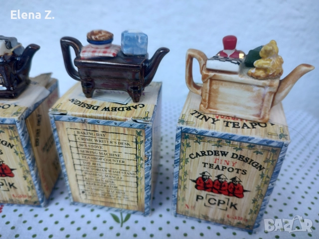 Колекционерски чайници орнаменти Paul Cardew, снимка 9 - Колекции - 52798470