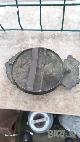 ГОЛЯМА СТАРА СРЕБЪРНА ПАФТА ПАФТИ , снимка 4 - Антикварни и старинни предмети - 50416965