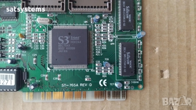 Видео карта S3 Trio64 COLOR MAX ST-765A 1MB PCI, снимка 7 - Видеокарти - 41475907