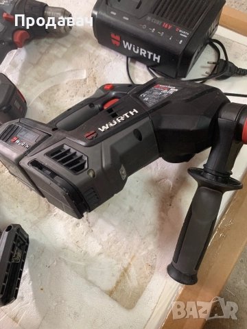 Wurth M-Cube Безчетков сет от перфоратор, ъглошлайф и винтоверт, снимка 15 - Куфари с инструменти - 51493035