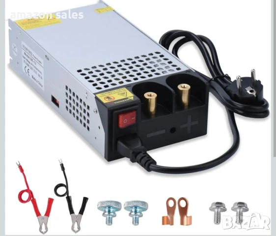 DC 12V 100A 1200W Захранващ трансформатор 220V AC към DC 12V 100A Конвертор 1200W нов